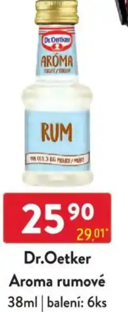 Qanto Dr.Oetker Aroma rumové nabídka