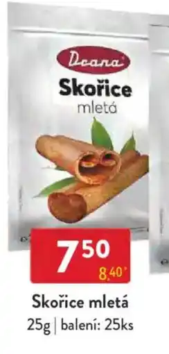 Qanto Deana Skořice mletá nabídka