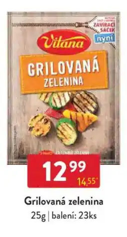 Qanto Vitana Grilovaná zelenina nabídka