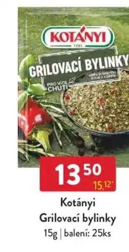 Qanto Kotányi Grilovací bylinky nabídka