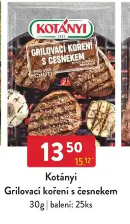 Qanto Kotányi Grilovací koření s česnekem nabídka