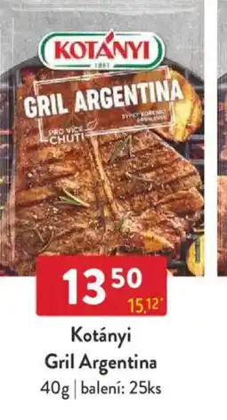 Qanto Kotányi Gril Argentina nabídka