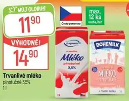 Globus Trvanlivé mléko plnotučné 3,5% nabídka