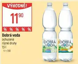Globus Dobrá voda ochucená nabídka
