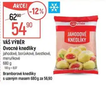 Globus VÁŠ VÝBĚR Ovocné knedlíky nabídka