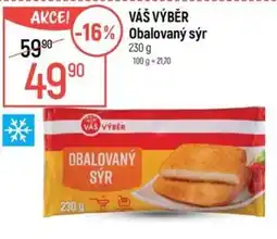 Globus VÁŠ VÝBĚR Obalovaný sýr nabídka