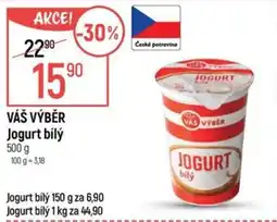 Globus VÁŠ VÝBĚR Jogurt bílý nabídka