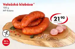 CBA Valašská klobása nabídka