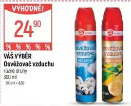 Globus VÁŠ VÝBĚR Osvěžovač vzduchu nabídka