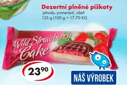 CBA Dezertní plněné piškoty nabídka