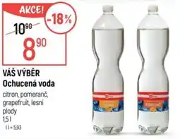 Globus VÁŠ VÝBĚR Ochucená voda nabídka