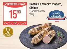 Globus Paštika s telecím masem, Globus nabídka