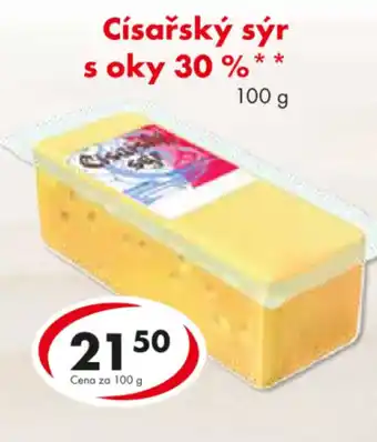 CBA Císařský sýr s oky 30% nabídka