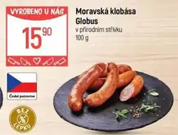 Globus Moravská klobása Globus nabídka
