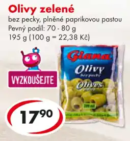 CBA Giana Olivy zelené nabídka