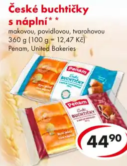 CBA České buchtičky s náplní nabídka