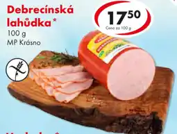 CBA Debrecínská lahůdka nabídka