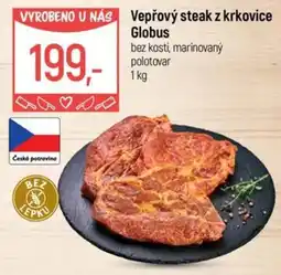 Globus Vepřový steak z krkovice Globus nabídka