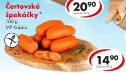 CBA Čertovské špekáčky nabídka