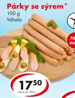 CBA Párky se sýrem nabídka