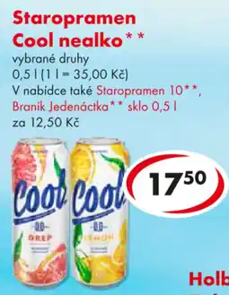 CBA Staropramen Cool nealko nabídka