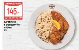 Globus Kuřecí řízek s bramborovým salátem nabídka