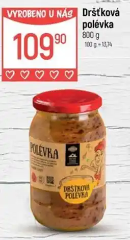 Globus Dršťková polévka nabídka