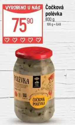 Globus Čočková polévka nabídka