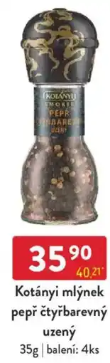 Qanto Kotányi mlýnek pepř čtyřbarevný uzený nabídka