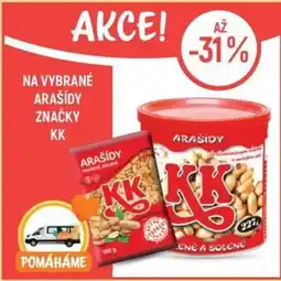Globus Na vybrané arašídy značky KK nabídka
