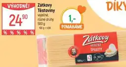 Globus Zátkovy Těstoviny vaječné nabídka