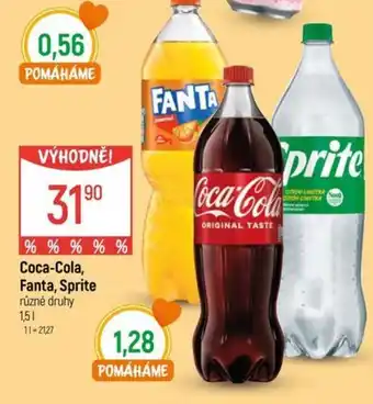 Globus Coca-Cola, Fanta, Sprite nabídka