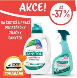 Globus Na čisticí a prací prostředky značky sanytol nabídka
