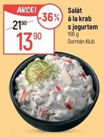 Globus Salát á la krab s jogurtem nabídka