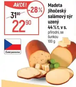 Globus Madeta Jihočeský salámový sýr uzený 44%t.vs. nabídka