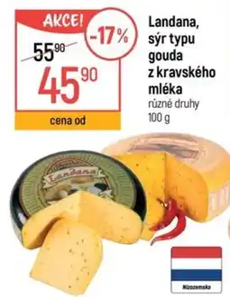 Globus Landana, sýr typu gouda z kravského mléka nabídka