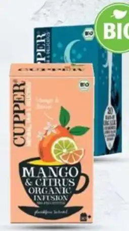 Globus Cupper BIO Čaj nabídka
