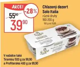 Globus Chlazený dezert Solo Italia nabídka