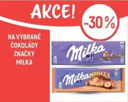 Globus Na vybrané čokolády značky milka -30% nabídka