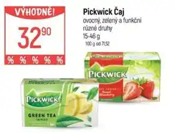 Globus Pickwick Čaj nabídka