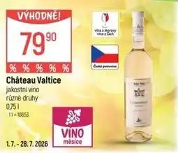 Globus Château Valtice jakostní víno nabídka