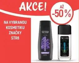 Globus Na vybranou kosmetiku značky STR8 nabídka