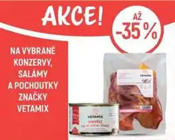 Globus Na vybrané konzervy, salámy a pochoutky značky vetamix nabídka