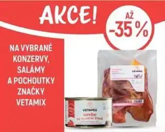 Globus Na vybrané konzervy, salámy a pochoutky značky vetamix nabídka