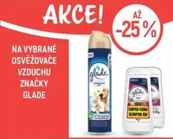 Globus Na vybrané osvěžovače vzduchu značky Glade nabídka