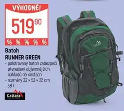 Globus Batoh RUNNER GREEN nabídka