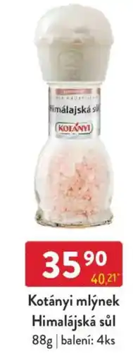 Qanto Kotányi mlýnek Himalájská sůl nabídka