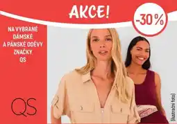 Globus Na vybrané dámské a pánské oděvy značky qs nabídka