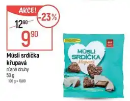 Globus Müsli srdíčka křupavá nabídka