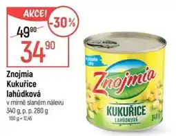 Globus Znojmia Kukuřice lahůdková nabídka